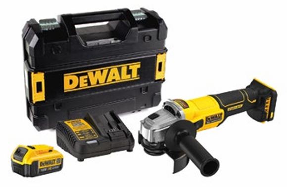 DEWALT DCG407M2T XR KÖMÜRSÜZ AKÜLÜ AVUÇ TASLAMA 18V 2X4.0AH